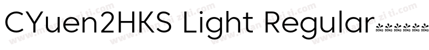 CYuen2HKS Light Regular字体转换
